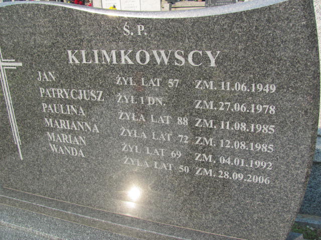 Marian Klimkowski Skierniewice - Grobonet - Wyszukiwarka osób pochowanych