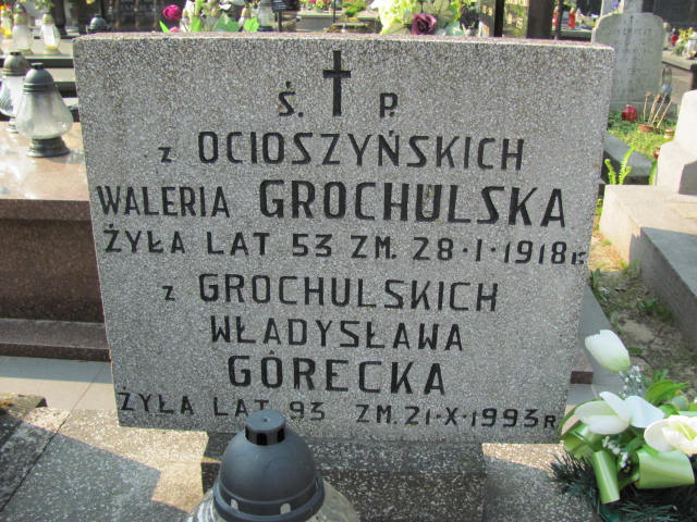 Waleria Grochulska Skierniewice - Grobonet - Wyszukiwarka osób pochowanych