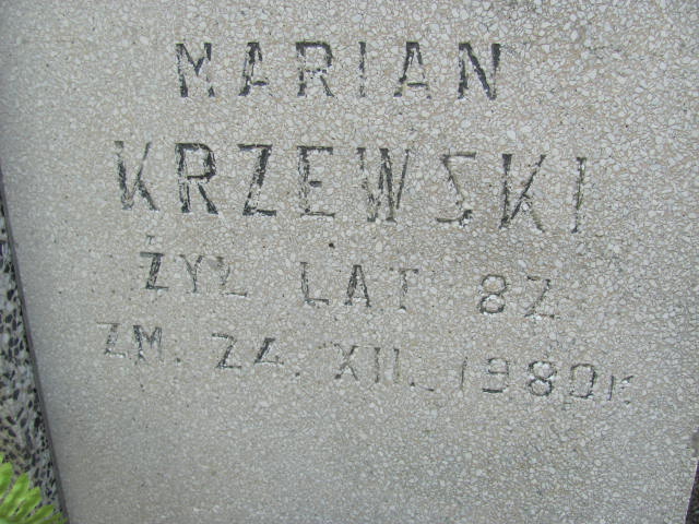 Marian Krzewski Skierniewice - Grobonet - Wyszukiwarka osób pochowanych