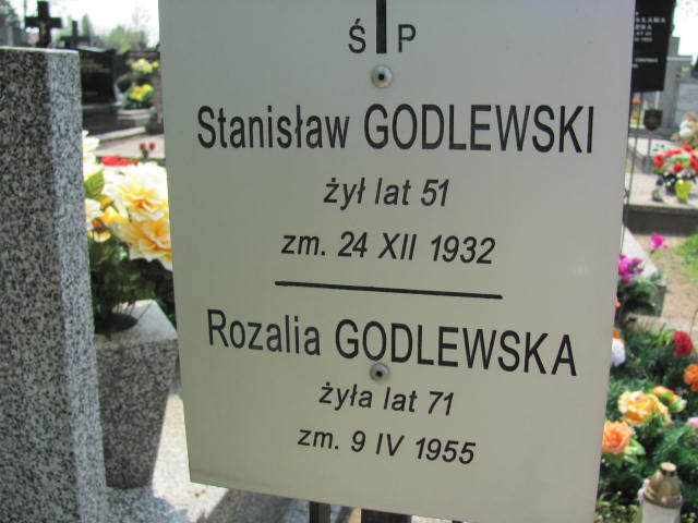 Stanisław Godlewski Skierniewice - Grobonet - Wyszukiwarka osób pochowanych