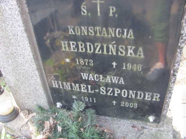 Konstancja Hebdzińska 1873 Skierniewice - Grobonet - Wyszukiwarka osób pochowanych