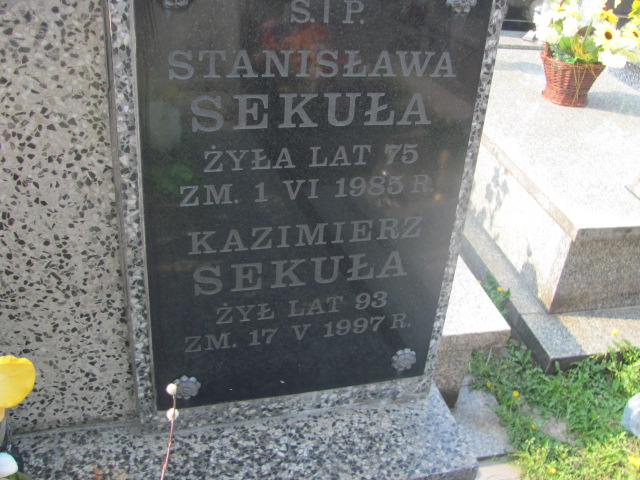 Eugeniusz Sekuła 1932 Skierniewice - Grobonet - Wyszukiwarka osób pochowanych