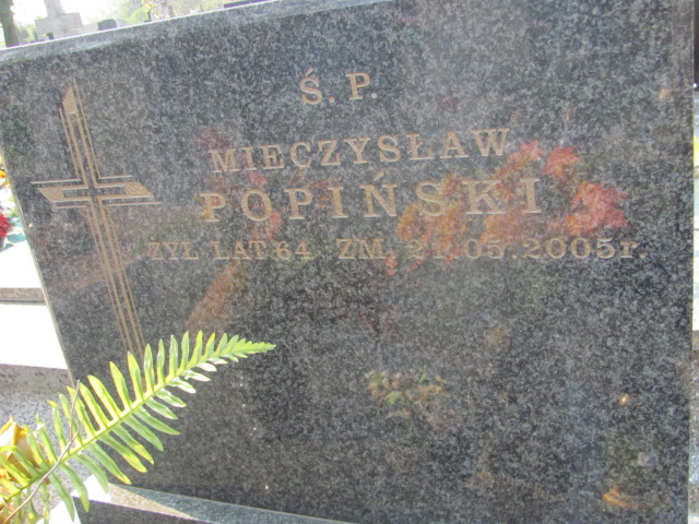 Mieczysław Popiński Skierniewice - Grobonet - Wyszukiwarka osób pochowanych