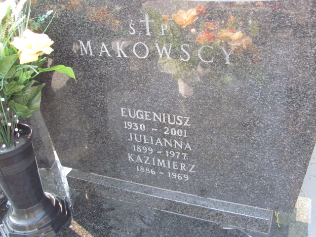 Kazimierz Makowski 1886 Skierniewice - Grobonet - Wyszukiwarka osób pochowanych