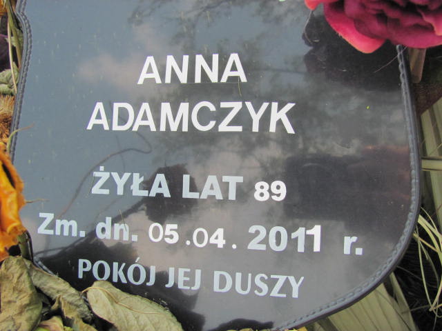 Anna Adamczyk Skierniewice - Grobonet - Wyszukiwarka osób pochowanych