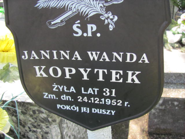 Janina Wanda Kopytek Skierniewice - Grobonet - Wyszukiwarka osób pochowanych