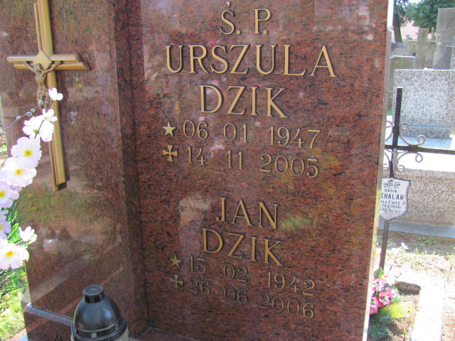 Urszula Dzik 1947 Skierniewice - Grobonet - Wyszukiwarka osób pochowanych