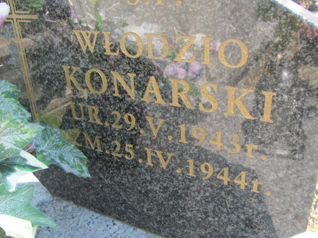 Włodzimierz Konarski 1943 Skierniewice - Grobonet - Wyszukiwarka osób pochowanych