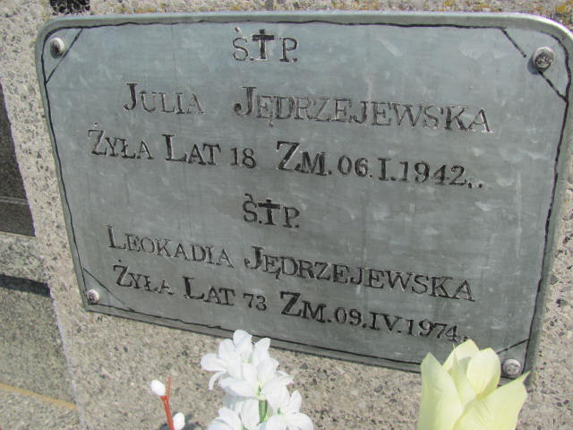 Julia Jędrzejewska Skierniewice - Grobonet - Wyszukiwarka osób pochowanych