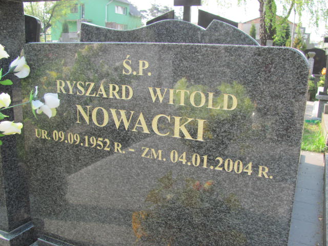 Ryszard Witold Nowacki 1952 Skierniewice - Grobonet - Wyszukiwarka osób pochowanych