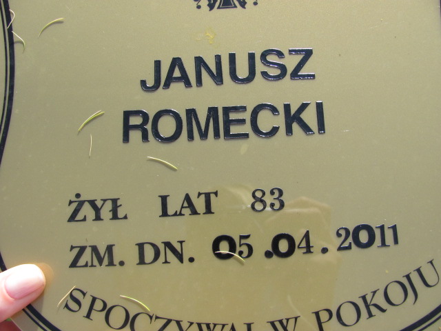 Janusz Romecki Skierniewice - Grobonet - Wyszukiwarka osób pochowanych