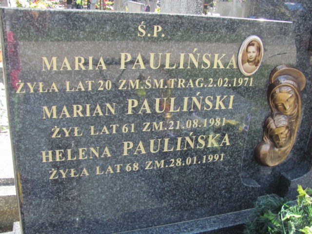 Helena Paulińska 1922 Skierniewice - Grobonet - Wyszukiwarka osób pochowanych