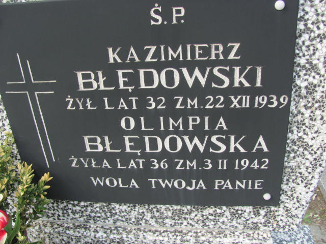 Alicja Błędowska 1933 Skierniewice - Grobonet - Wyszukiwarka osób pochowanych