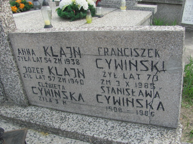 Stanisława Cywińska 1908 Skierniewice - Grobonet - Wyszukiwarka osób pochowanych