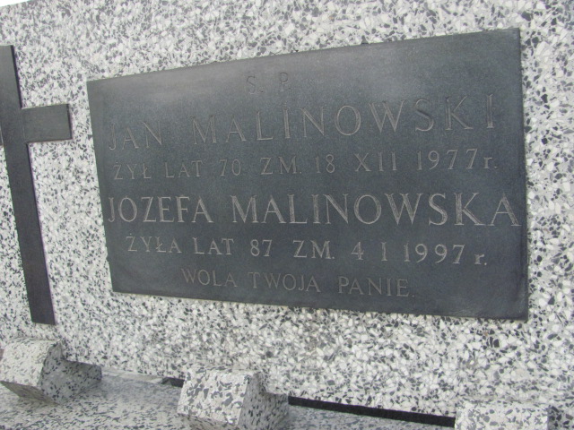 Józefa Malinowska Skierniewice - Grobonet - Wyszukiwarka osób pochowanych