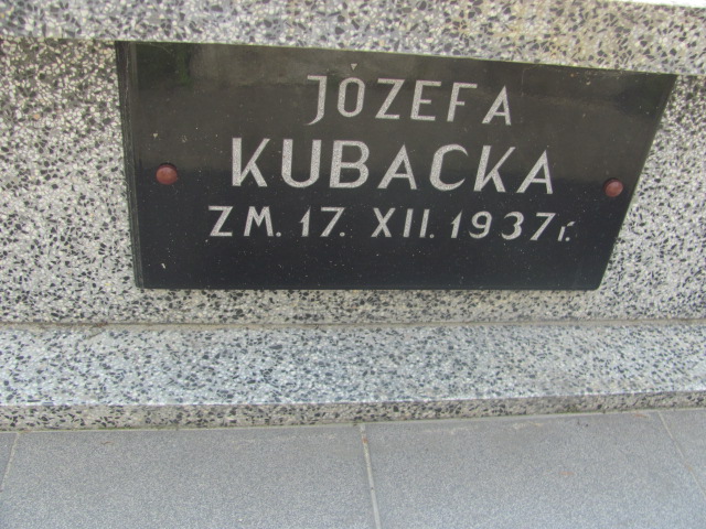 Józefa Kubacka Skierniewice - Grobonet - Wyszukiwarka osób pochowanych