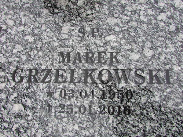 Marek Grzelkowski 1950 Skierniewice - Grobonet - Wyszukiwarka osób pochowanych