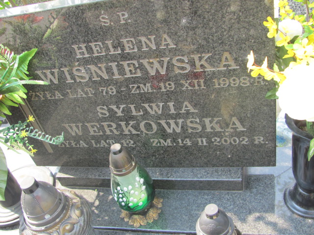 Sylwia Werkowska 1989 Skierniewice - Grobonet - Wyszukiwarka osób pochowanych