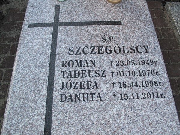 Tadeusz Szczególski 1935 Skierniewice - Grobonet - Wyszukiwarka osób pochowanych