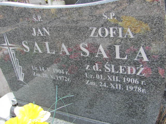 Zofia Sala 1906 Skierniewice - Grobonet - Wyszukiwarka osób pochowanych