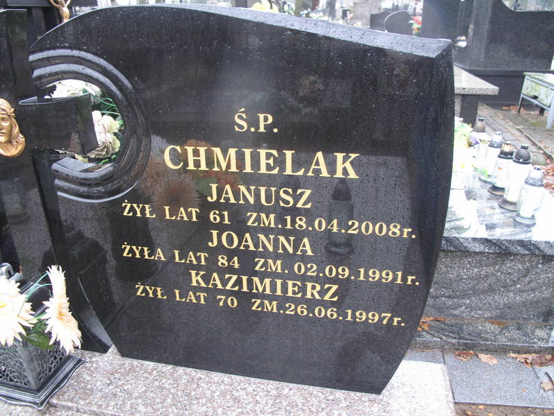 Grób Janusz Chmielak