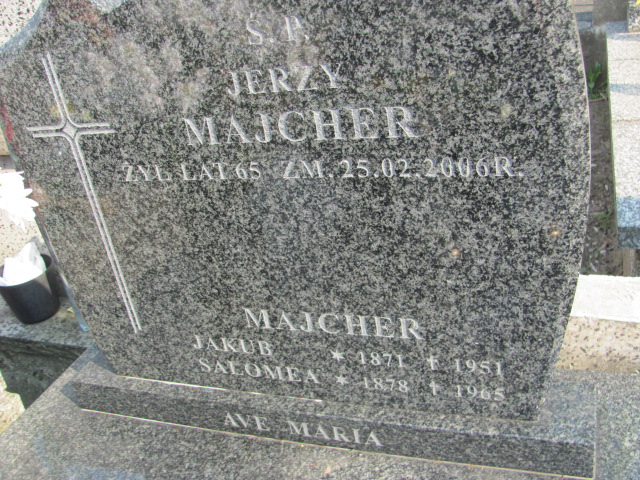 Jakub Majcher 1871 Skierniewice - Grobonet - Wyszukiwarka osób pochowanych