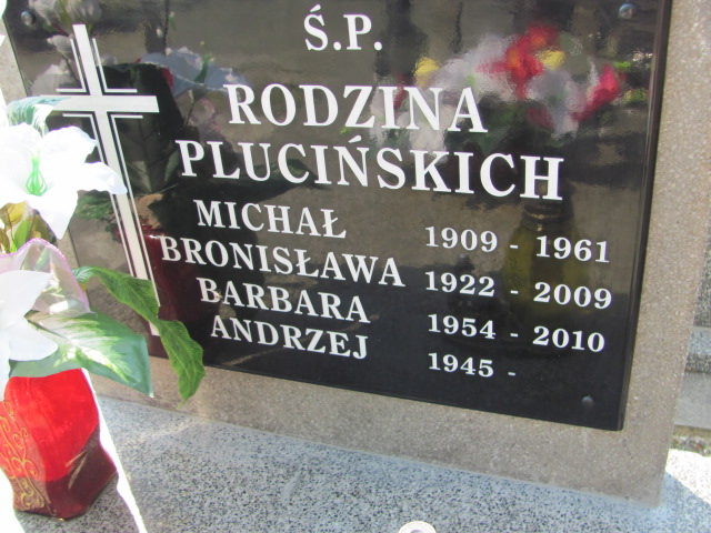 Barbara Plucińska 1954 Skierniewice - Grobonet - Wyszukiwarka osób pochowanych