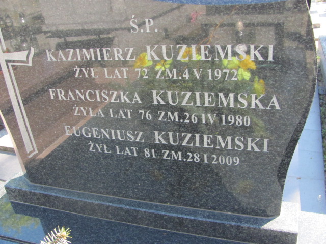 Eugeniusz Kuziemski Skierniewice - Grobonet - Wyszukiwarka osób pochowanych