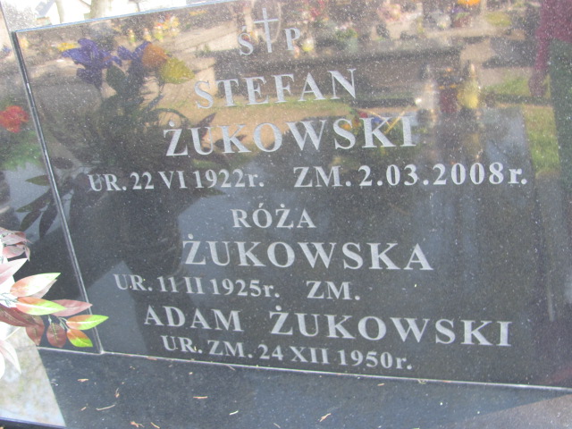 Adam Żukowski 1950 Skierniewice - Grobonet - Wyszukiwarka osób pochowanych