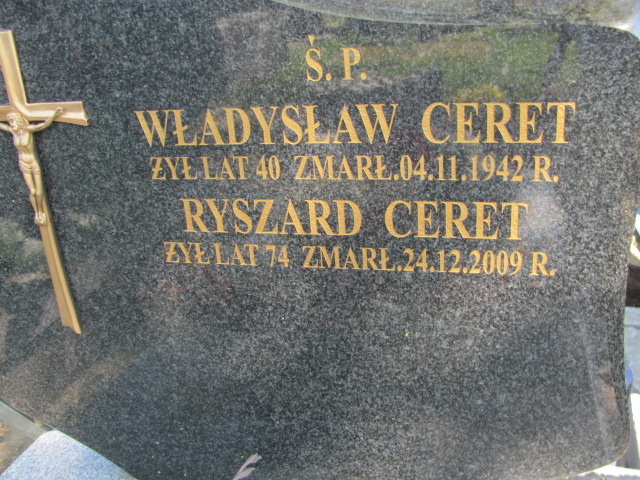 Ryszard Ceret Skierniewice - Grobonet - Wyszukiwarka osób pochowanych